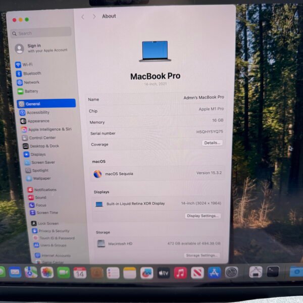 2021 MacBook Pro 14" M1 Pro 16GB 512GB - Image 3