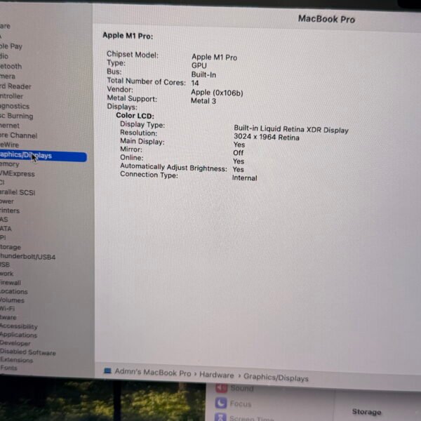 2021 MacBook Pro 14" M1 Pro 16GB 512GB - Image 5