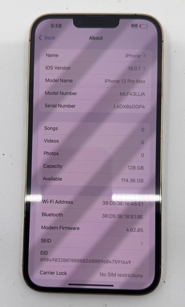 Apple iPhone 13 Pro Max 128GB Unlocked - Image 2