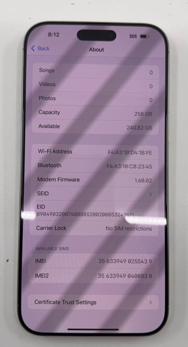 Apple iPhone 16 Pro Max 256GB Unlocked - Image 3