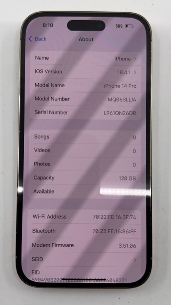 Apple iPhone 14 Pro 128GB Unlocked - Image 2