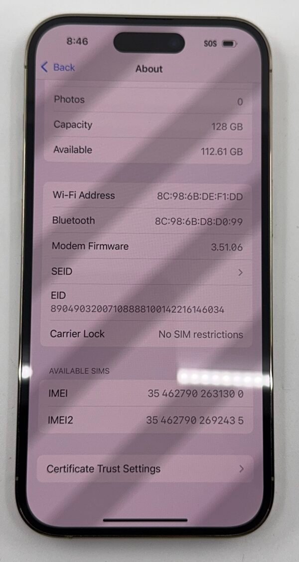 Apple iPhone 14 Pro 128GB Unlocked - Image 3